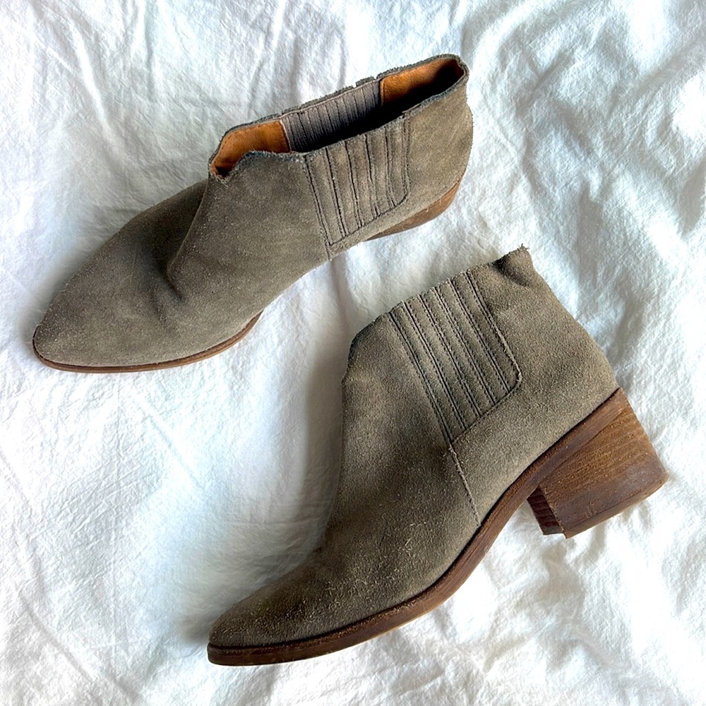 Madewell Suede Ankle Boots